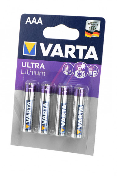 Батарейка (элемент питания) Varta Professional Lithium 6103 FR03 BL4, 1 штука