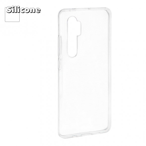 Силиконовый чехол "LP" для Xiaomi Mi Note 10 Lite TPU, прозрачный (коробка)