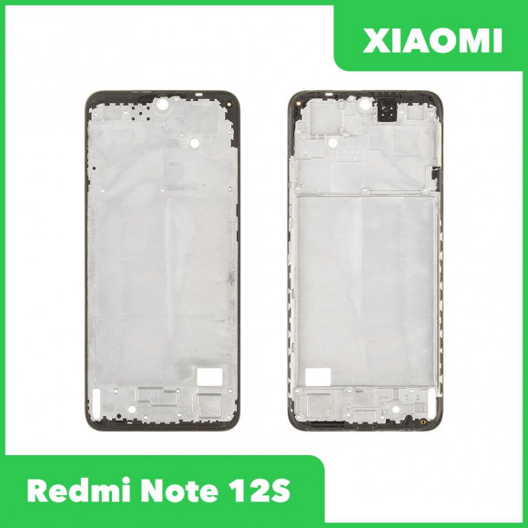 Рамка дисплея для Xiaomi Redmi Note 12S (23030RAC7Y) (черный)