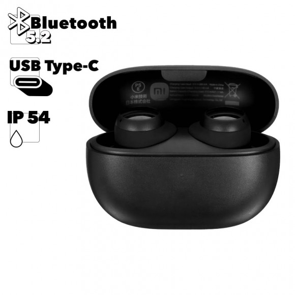 TWS Bluetooth гарнитура Xiaomi Redmi Buds 3 Lite (черная)