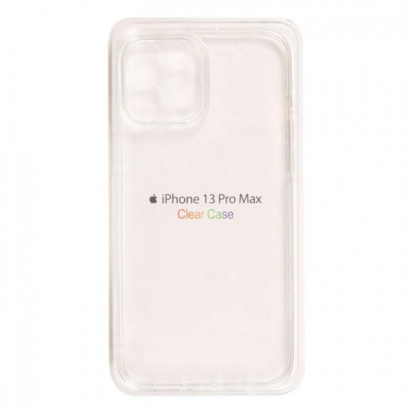 Чехол Clear Case для Apple iPhone 13 Pro Max, прозрачный, силикон