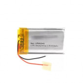 Аккумуляторная батарея Li-Pol (6x29x45мм), 2pin, 3.7В, 800мАч Аккумуляторная батарея Li-Pol (6x29x45мм), 2pin, 3.7В, 800мАч