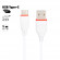 USB кабель Borofone BX17 Enjoy Charging Data Cable For Type-C, белый