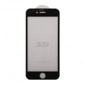 Защитное стекло для Apple iPhone 6, 6s Tempered Glass 3D, черное (ударопрочное)