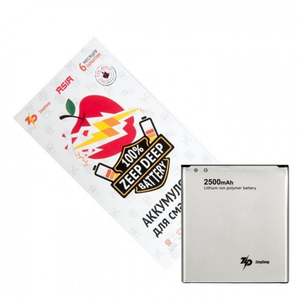 Аккумулятор ZeepDeep ASIA (EB-BG530(CBE/BBE) 2500mAh) для Samsung Galaxy Grand Prime G530F, G531F, J500F, J320F (2016)