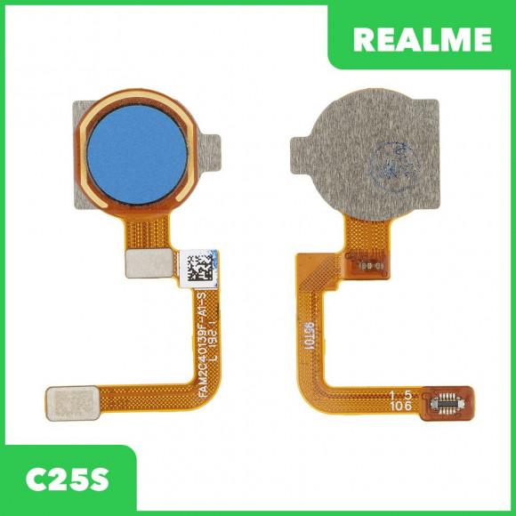 Сканер отпечатка пальца для Realme C25S (RMX3195) (синий)