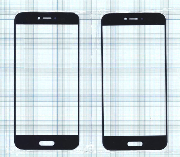 Cтекло для Xiaomi Mi 5C, черное