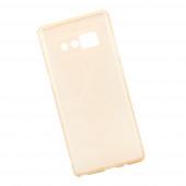 Чехол силиконовый "LP" для Samsung Note 8 TPU (золотой прозрачный) (европакет) Чехол силиконовый "LP" для Samsung Note 8 TPU (золотой прозрачный) (европакет)
