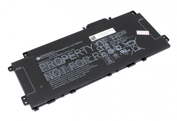 Аккумулятор (батарея) для ноутбука HP Pavilion 14-DV (PP03XL), 11.55В, 3560мАч, 43.3Wh черная