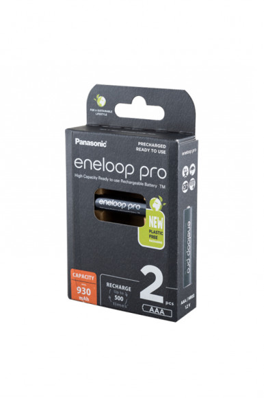 Panasonic eneloop pro BK-4HCDE/2BE 930мАч AAA BL2
