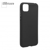 Силиконовый чехол "LP" для Huawei Y5p TPU, черный, непрозрачный (европакет)