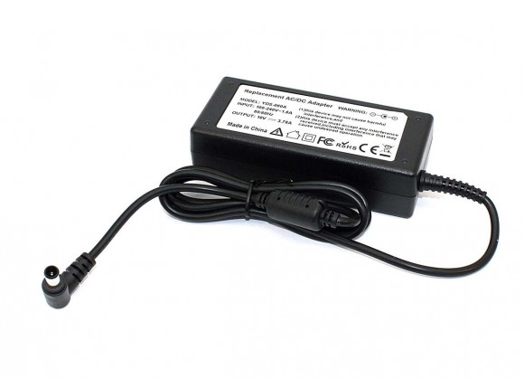 Блок питания (зарядное) для ноутбука Sony 16В, 3.75A, 6.5x4.4мм (OEM)