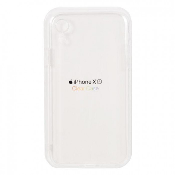 Чехол Clear Case для Apple iPhone XR, прозрачный, силикон