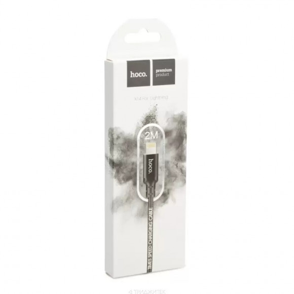 USB кабель Hoco X14 Times Speed Lightning Charging Cable, 2 метра, черный USB кабель Hoco X14 Times Speed Lightning Charging Cable, 2 метра, черный