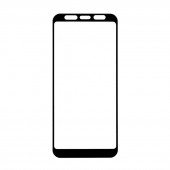 Защитное стекло LP для Samsung Galaxy J8 Thin Frame Full Glue с рамкой 0, 33 мм 2, 5D 9H, черное