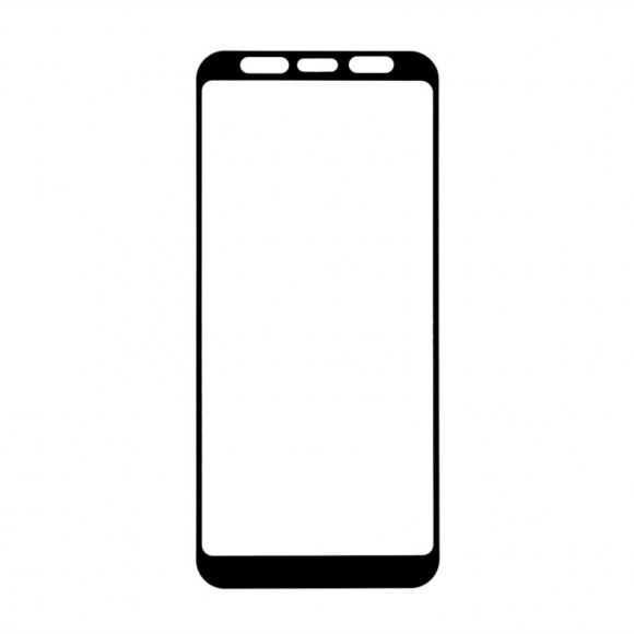 Защитное стекло LP для Samsung Galaxy J8 Thin Frame Full Glue с рамкой 0, 33 мм 2, 5D 9H, черное