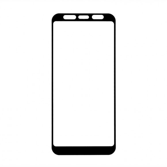 Защитное стекло LP для Samsung Galaxy J8 Thin Frame Full Glue с рамкой 0, 33 мм 2, 5D 9H, черное