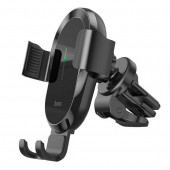 Авто-держатель HOCO CA105 в дефлектор (черный)