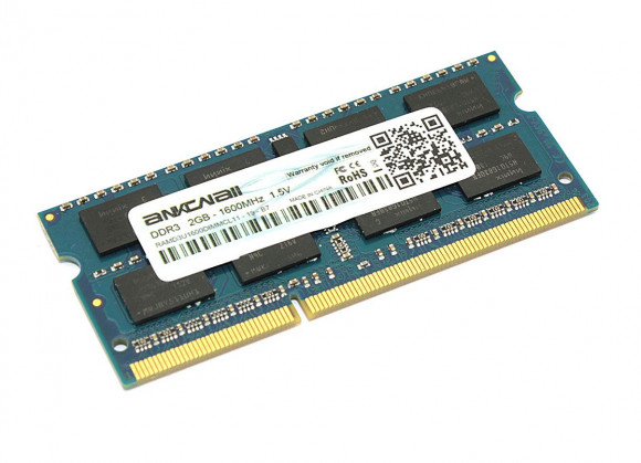 Модуль памяти Ankowall SODIMM DDR3 2GB 1600 MHz PC3-12800 Модуль памяти Ankowall SODIMM DDR3 2GB 1600 MHz PC3-12800