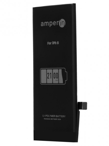 Аккумулятор Amperin для телефона Apple iPhone 8, 3.8В, 2100мАч
