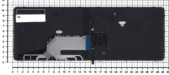 Клавиатура для ноутбука HP ProBook 640 G2, 645 G2, черная с подсветкой