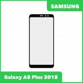 Стекло + OCA пленка для переклейки Samsung Galaxy A8 Plus (A730F), черный Стекло + OCA пленка для переклейки Samsung Galaxy A8 Plus (A730F), черный