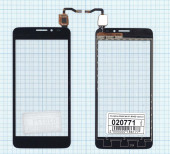 Сенсорное стекло (тачскрин) для Alcatel One Touch Idol X+ 6043D, черный Сенсорное стекло (тачскрин) для Alcatel One Touch Idol X+ 6043D, черный