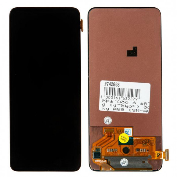 Модуль для Samsung Galaxy A80 2019 (A805F), черный (оригинал)