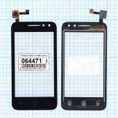 Сенсорное стекло (тачскрин) для Alcatel U3 4049D, черный Сенсорное стекло (тачскрин) для Alcatel U3 4049D, черный