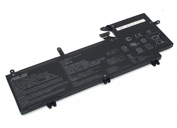Аккумулятор (батарея) C31N1704 для ноутбукa Asus Q535U, 11.55В, 4440мАч (оригинал)