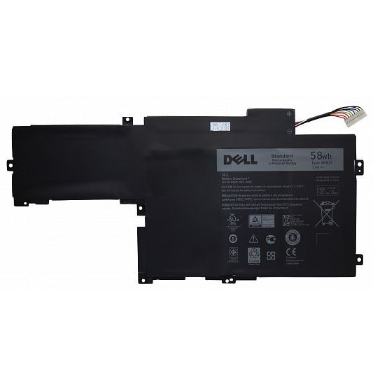 Аккумулятор (батарея) 5KG27 для ноутбука Dell Inspiron 14-7000, 14-7437, 14hd-1508 (5KG27), 58Wh, 7840мАч, 7.4V