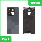 Задняя крышка для Tecno Pop 7 (BF6) (черный)