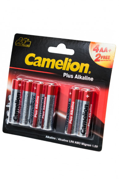 Батарейка (элемент питания) Camelion Plus Alkaline 4+2LR6-BP LR6 4+2шт BL6