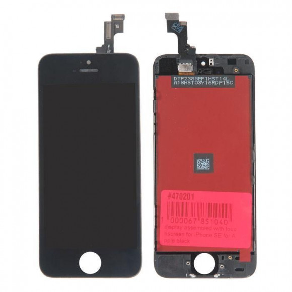Модуль для Apple iPhone SE, черный