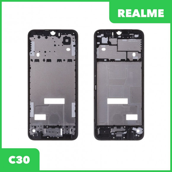 Рамка дисплея для Realme C30 (черный)
