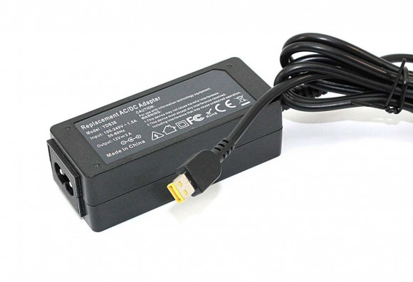 Блок питания (зарядное) для ноутбука Lenovo 12В, 3A, 40Вт, USB (OEM)