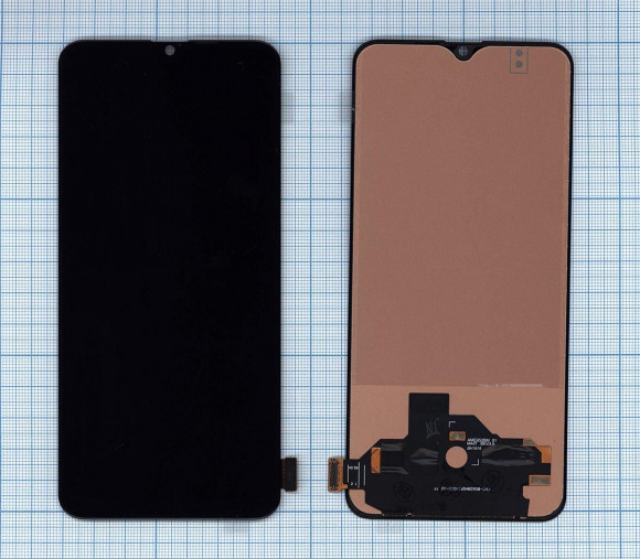 Модуль (матрица + тачскрин) для Realme XT, X2 (TFT), черный