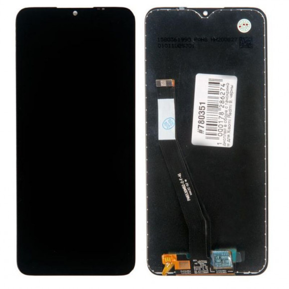Дисплей для Xiaomi Redmi 9 в сборе с тачскрином, черный