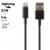 USB кабель "LP" для Apple 8-pin пружина, 1 метр (черный, европакет)