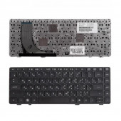 Клавиатура для ноутбука HP ProBook 6360B, черная, с рамкой
