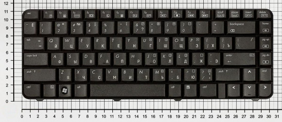 Клавиатура для ноутбука HP Compaq Presario CQ50-100ER черная