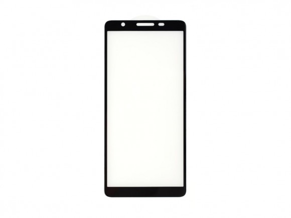 Защитное стекло 3D для Samsung Galaxy A01 2020 (A015F), черный (Vixion)