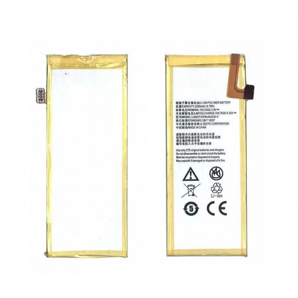 Аккумулятор Li3824T43P6hA54236-H для ZTE Blade S6 G717C, 3.8В, 2400мАч