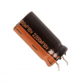 Конденсатор 10V 2200MF 105*C 20*10 мм с разбора