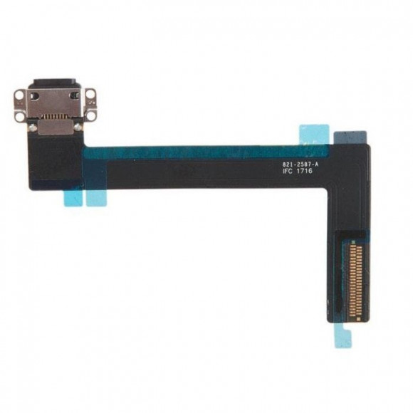 Системный разъем (разъем зарядки) для планшета Apple iPad Air 2 (A1566, A1567), черный