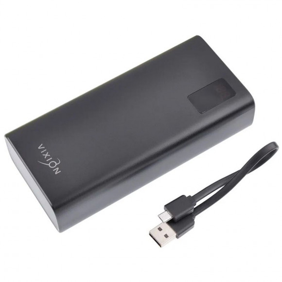Портативное зарядное устройство (Power Bank) VIXION KP-32 30000mAh QC 3.0 + PD (черный)