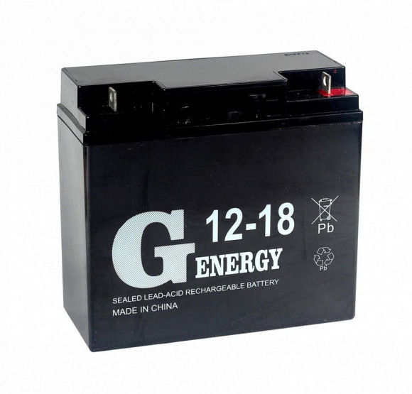 Аккумуляторная батарея G-Energy 12-18, 12В, 18Ач