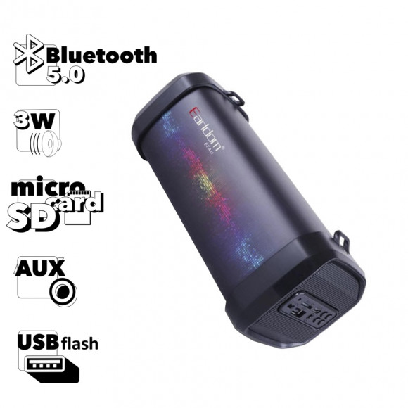 Bluetooth колонка Earldom ET-A11 BT5.0 3W MicroSD/USB/Line-In, черный