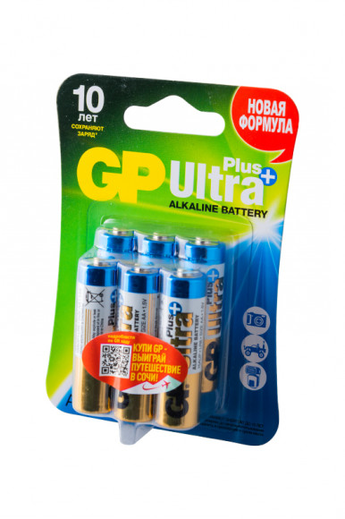 Батарейка GP Ultra Plus GP15AUP-2CR6 LR6 BL6