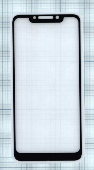 Защитное стекло "Полное покрытие" для Xiaomi Pocophone F1, черное
